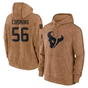 Brian Cushing Men's Houston Texans 2023 Salute To Service Club Pullover Hoodie Brown