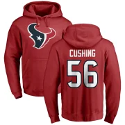 Brian Cushing Men's Houston Texans Pro Line Logo Pullover Hoodie Red