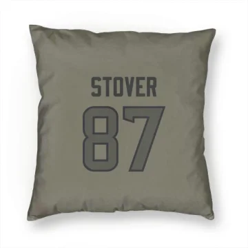 Cade Stover Houston Texans  Pillow Cover (18 X 18) - Olive