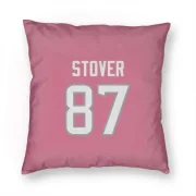 Cade Stover Houston Texans  Pillow Cover (18 X 18) - Pink