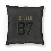 Cade Stover Houston Texans  Service Pillow Cover (18 X 18) - Black