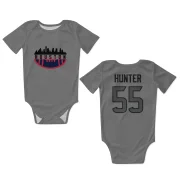 Danielle Hunter Houston Texans   Silver Infant & Newborn Bodysuit