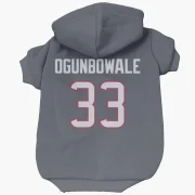 Dare Ogunbowale Houston Texans  Dog & Cat Pet Hoodie - Navy