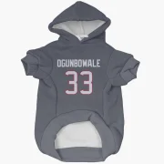 Dare Ogunbowale Houston Texans  Dog & Cat Pet Hoodie - Navy