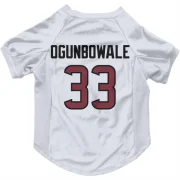 Dare Ogunbowale Houston Texans  Dog & Cat Pet Jersey - White