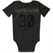 DeAndre Houston-Carson Houston Texans  DeAndre -Carson  Service Infant & Newborn Bodysuit - Black