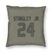 Derek Stingley Jr. Houston Texans  Pillow Cover (18 X 18) - Olive