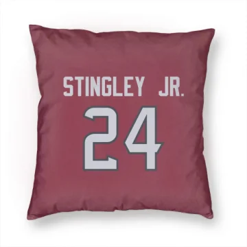 Derek Stingley Jr. Houston Texans  Pillow Cover (18 X 18) - Red