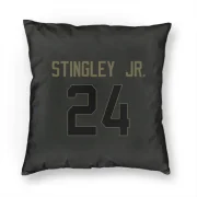 Derek Stingley Jr. Houston Texans  Service Pillow Cover (18 X 18) - Black