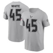 Devin White Men's Houston Texans Gray 2024 Salute to Service T-Shirt White