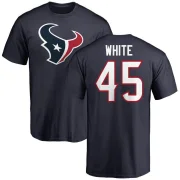 Devin White Men's Houston Texans Logo T-Shirt - Navy White