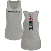 Devin White Women's Houston Texans Backer Tank Top - Ash White