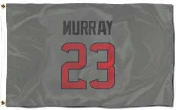 Eric Murray Houston Texans  Flag (3 X 5) - Gray