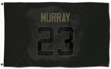 Eric Murray Houston Texans  Service Flag (3 X 5) - Black