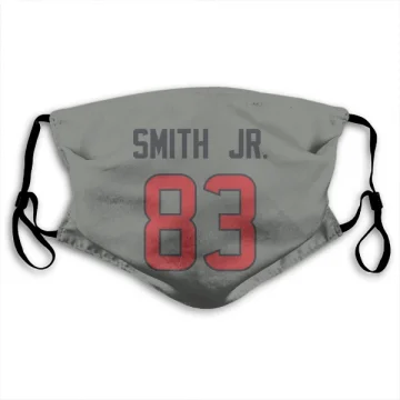 Irv Smith Jr. Houston Texans  Face Mask - Gray