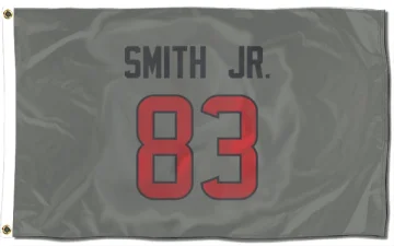 Irv Smith Jr. Houston Texans  Flag (3 X 5) - Gray