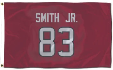 Irv Smith Jr. Houston Texans  Flag (3 X 5) - Red