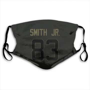 Irv Smith Jr. Houston Texans  Service Face Mask - Black