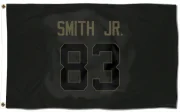 Irv Smith Jr. Houston Texans  Service Flag (3 X 5) - Black