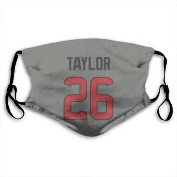 J.J. Taylor Houston Texans  Face Mask - Gray