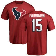 Ka'imi Fairbairn Men's Houston Texans Logo T-Shirt - Red