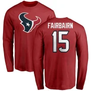 Ka'imi Fairbairn Youth Houston Texans Logo Long Sleeve T-Shirt - Red