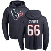 Kilian Zierer Men's Houston Texans Pro Line Logo Pullover Hoodie Navy