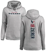 Kilian Zierer Women's Houston Texans Pro Line Ash Backer Pullover Hoodie