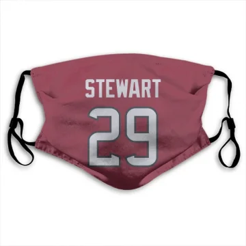 M.J. Stewart Houston Texans  Face Mask - Red