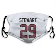 M.J. Stewart Houston Texans  Face Mask - White