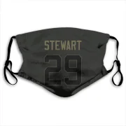 M.J. Stewart Houston Texans  Service Face Mask - Black