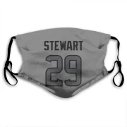 M.J. Stewart Houston Texans   Silver Face Mask