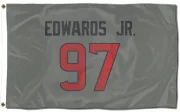 Mario Edwards Jr. Houston Texans  Flag (3 X 5) - Gray