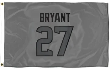 Myles Bryant Houston Texans   Silver Flag (3 X 5)