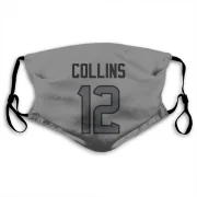 Nico Collins Houston Texans   Silver Face Mask