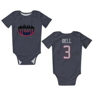 Tank Dell Houston Texans  Infant & Newborn Bodysuit - Navy