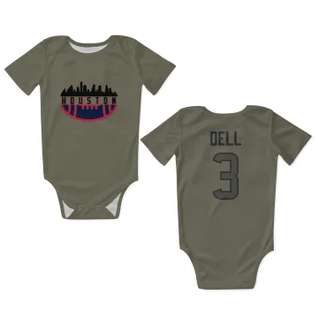 Tank Dell Houston Texans  Infant & Newborn Bodysuit - Olive