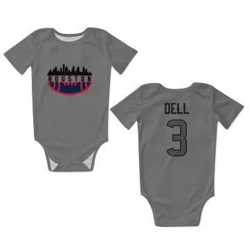 Tank Dell Houston Texans   Silver Infant & Newborn Bodysuit