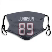 Xavier Johnson Houston Texans  Face Mask - Navy