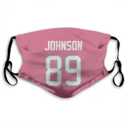 Xavier Johnson Houston Texans  Face Mask - Pink