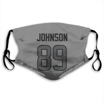 Xavier Johnson Houston Texans   Silver Face Mask